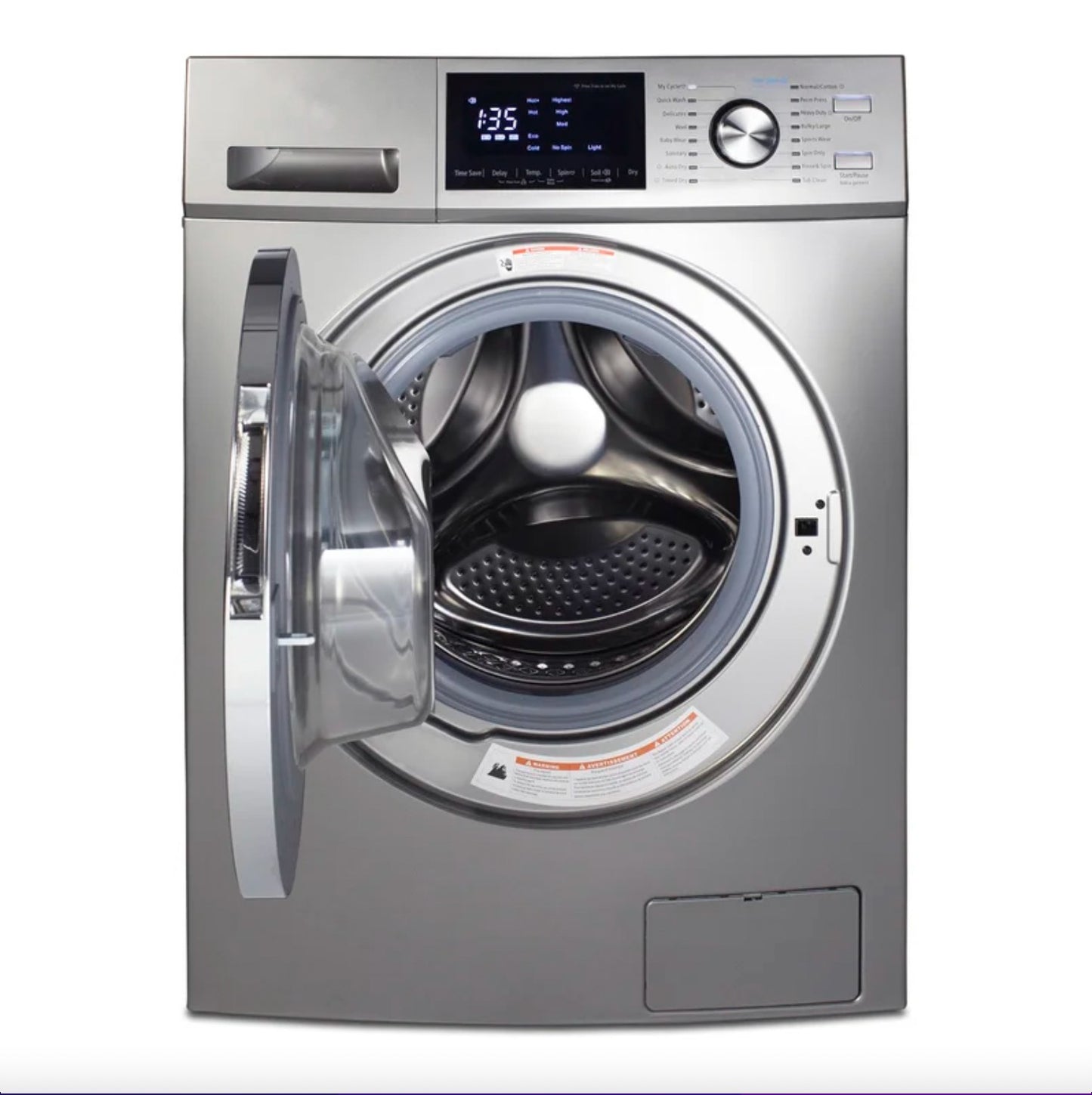 National 24 in. 2.7 cu. ft. All In One Front Load Washer & Ventless Dryer Combo - Active Global Deals