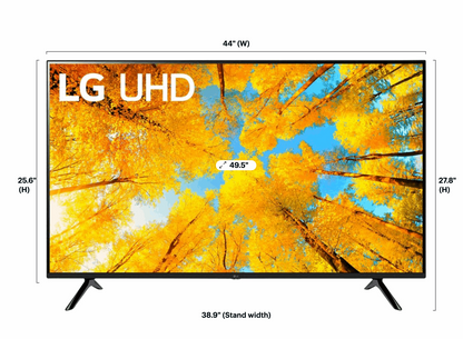 LG - 50” Class UQ75 Series LED 4K UHD Smart webOS TV (50UQ7570PUJ)